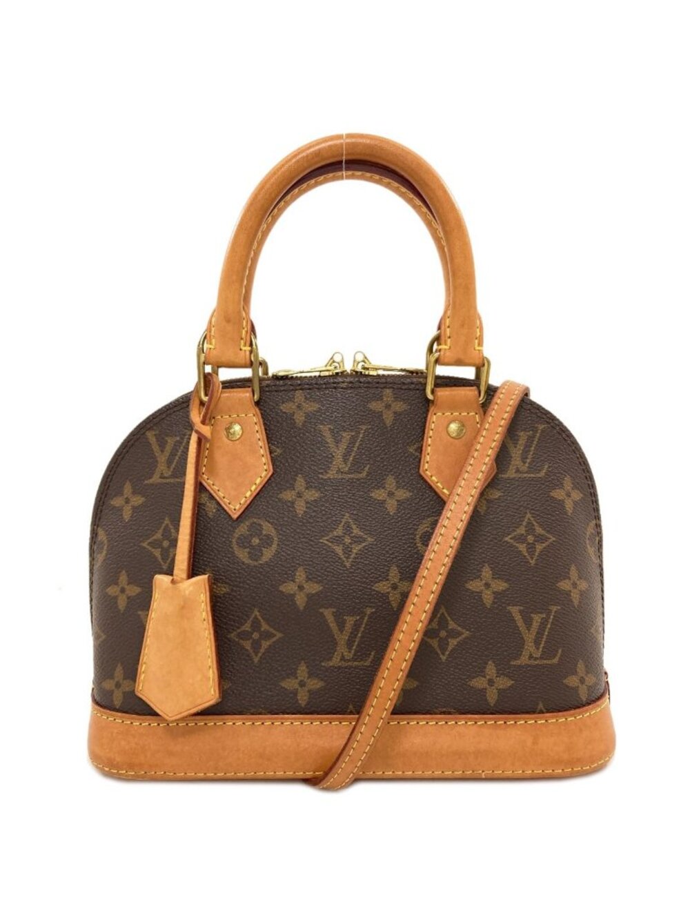 Louis Vuitton Alma BB Handbag Monogram Canvas